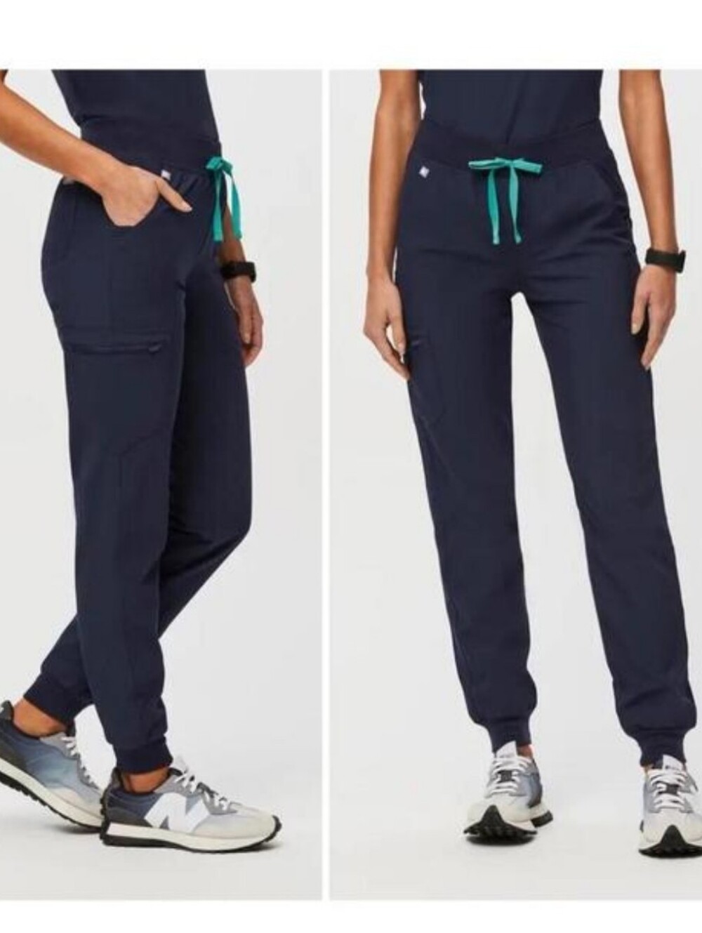 Figs Zamora Freex Lined Jogger Scrub  Navy
